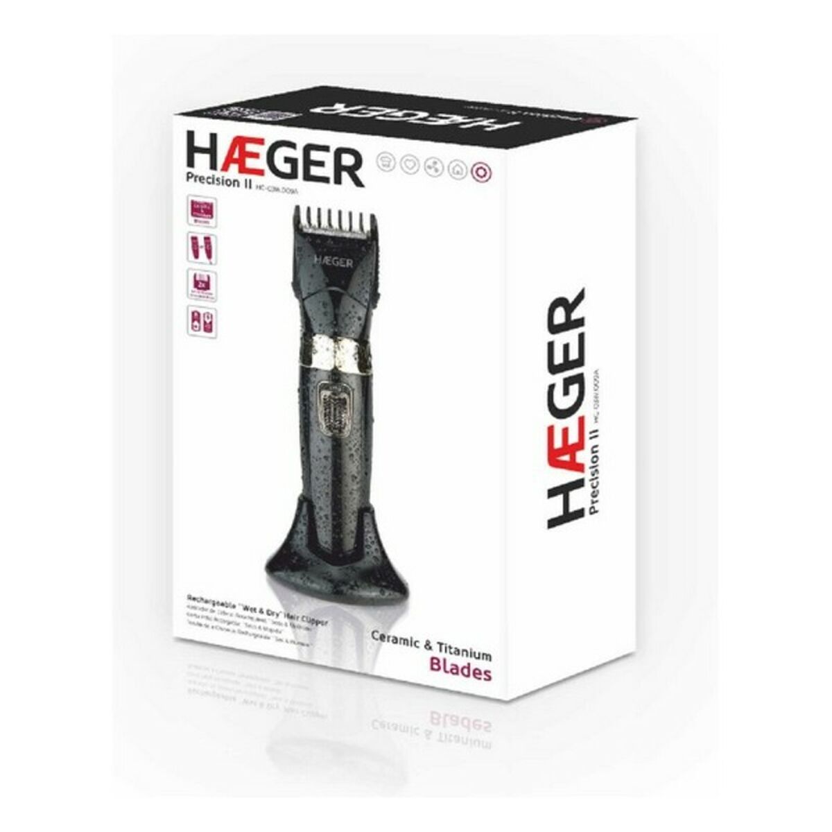 Rechargeable Electric Shaver Haeger Precision II
