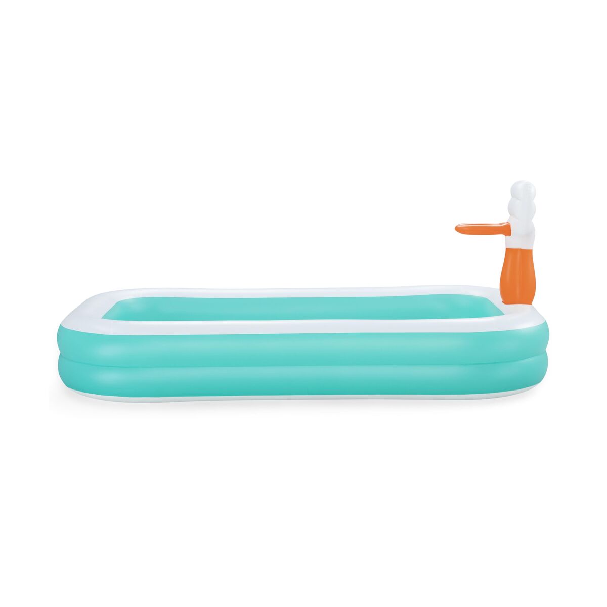 Bestway Inflatable Kids Pool Basketball Game 251x168x102 cm +3 Years Garden 54445