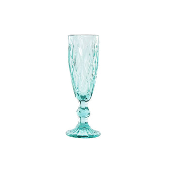 Wineglass DKD Home Decor Turquoise Crystal 150 ml