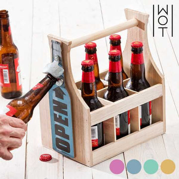 Free-standing wine rack Wagon Trend Wood 6 bottles