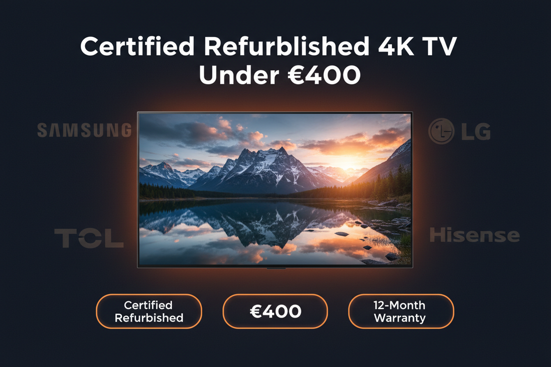 Certified Refurbished 4K TV Under €400 in Europe 2026 – Best Budget Smart TV Deals with Warranty