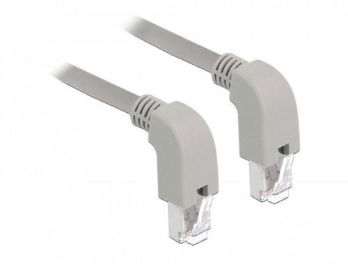 Delock Network Cable RJ45 CAT.6A S/FTP 1M Grey — image 1