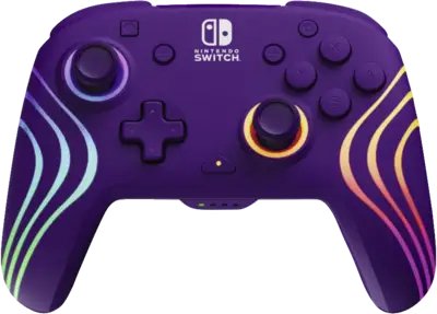 Pdp Nintendo Switch Afterglow Wave Wireless Controller Violet — image 1