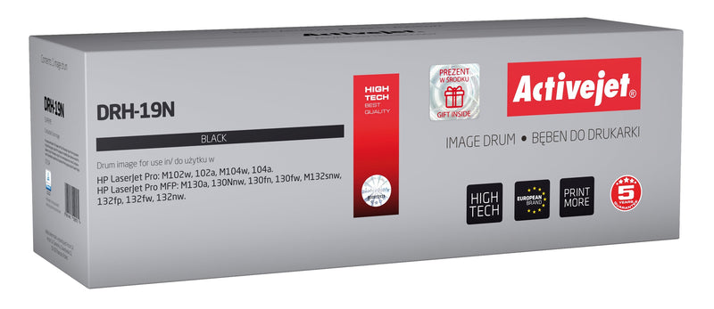 Activejet Drum DRH-19N (reemplazo HP 19A CF219A - Supreme - 12,000 Páginas - Black
