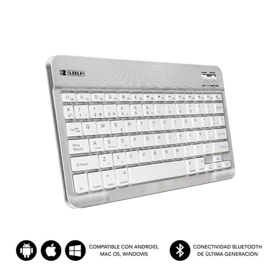 Subblim Keyboard Compacto Wireless Bluetooth Smart Silver — image 1