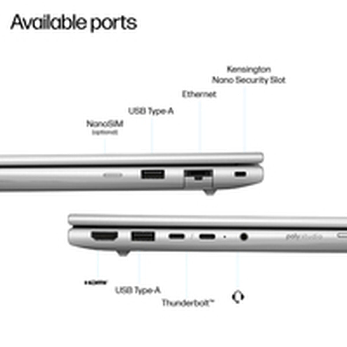 Hp Laptop Hp Ad3A0Et#Abe 14" Intel Core Ultra 5 Intel Core Ultra 7 16 Gb Ram 512 Gb Ssd