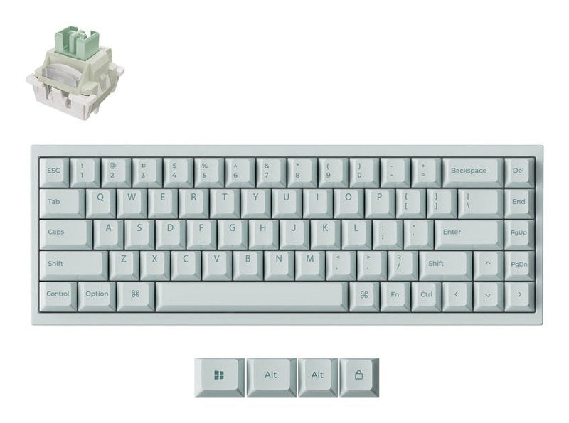 Keychron Keyboard USB-C Q16 He 8K/Light Green Q16HW-L1