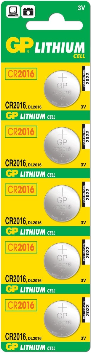 Gp Battery Litio CR2016 3V Blister 1 Unit — image 1
