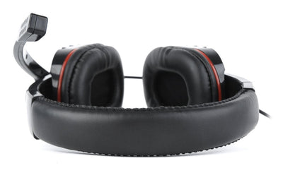 Gembird Headphones GHS-402 Diadema With Microphone Black/Red — image 1