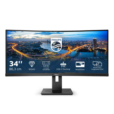 Philips Monitor Professional Ultrapanorámico Curved 346B1C 34' Wqhd Multimedia Black — image 1
