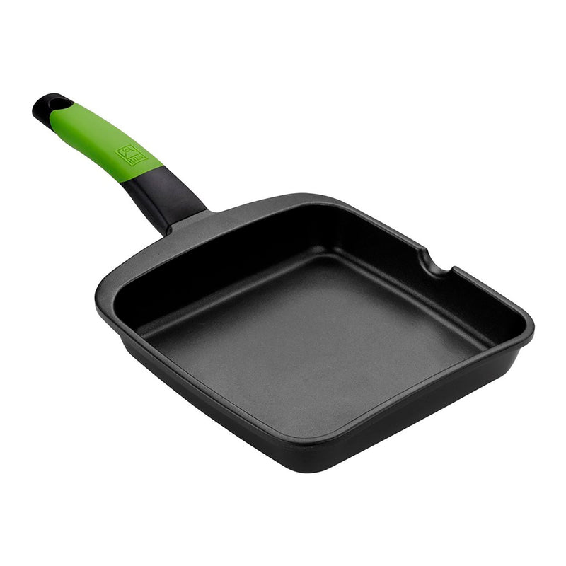 Bra Grill 28 Sin Rayas Prior Verde Aluminium Fundido A121459