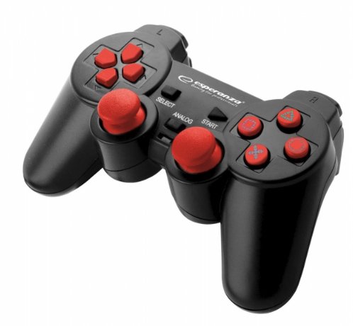 Esperanza EGG106R Corsair -gamepad Vibración PS2 / PS3 — image 1