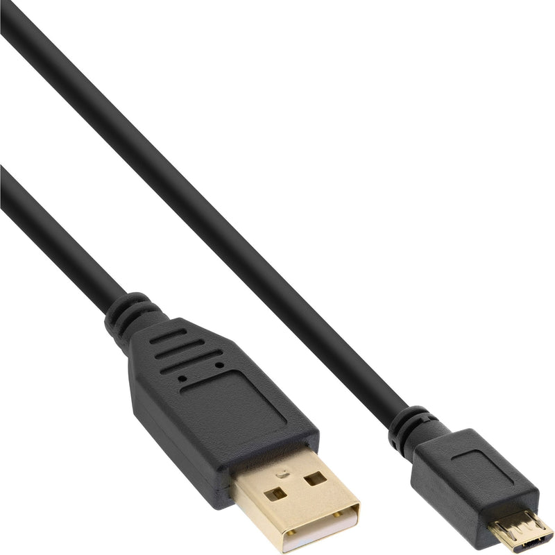 Inline Micro USB 2.0 USB Cable Type a Male a Micro-b Male Black 5M