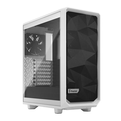 Fractal Design PC Case Meshify 2 Compact White Tg Clear Tint, Tower-gehäuse — image 1