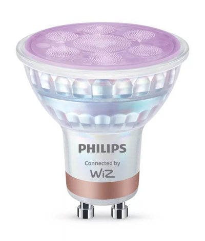 Philips Smart LED Bulb Foco LED Forma: PAR16 Transparent Finish GU10 4.7W (equivalente 50W) Clase F a Todo Col — image 1