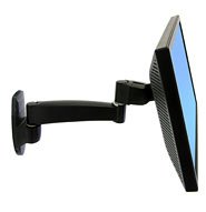 Ergotron 200 Series Wall Mount Arm, 1 Extension 61CM (24) Black Wall Stand Monitor Black 1 Extension, 11,3KG,  — image 1