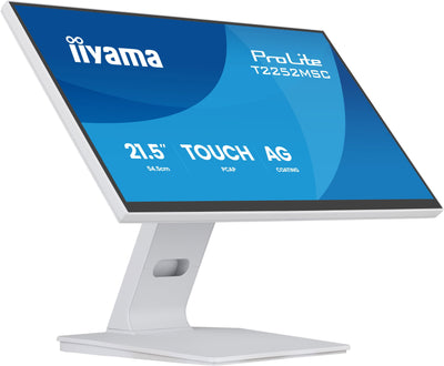 Iiyama Monitor Prolite T2252MSC-W2AG 21.4 1920 X 1080 Pixels Full HD LCD Screen Touchscreen White — image 1