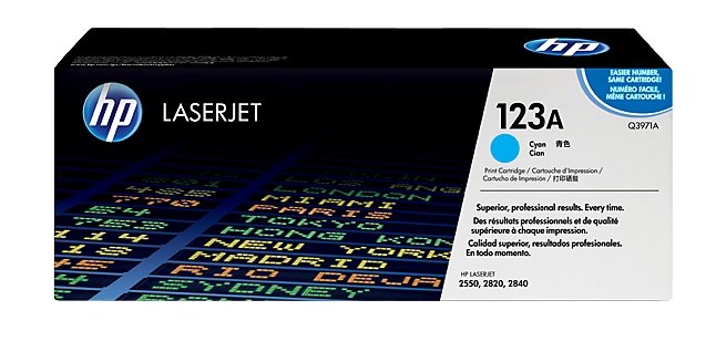 HP Toner 123A Cyan Q3971A