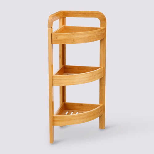 Organiser Esquinero 3 Niveles Bambú 23 X 23 X 61CM — image 1