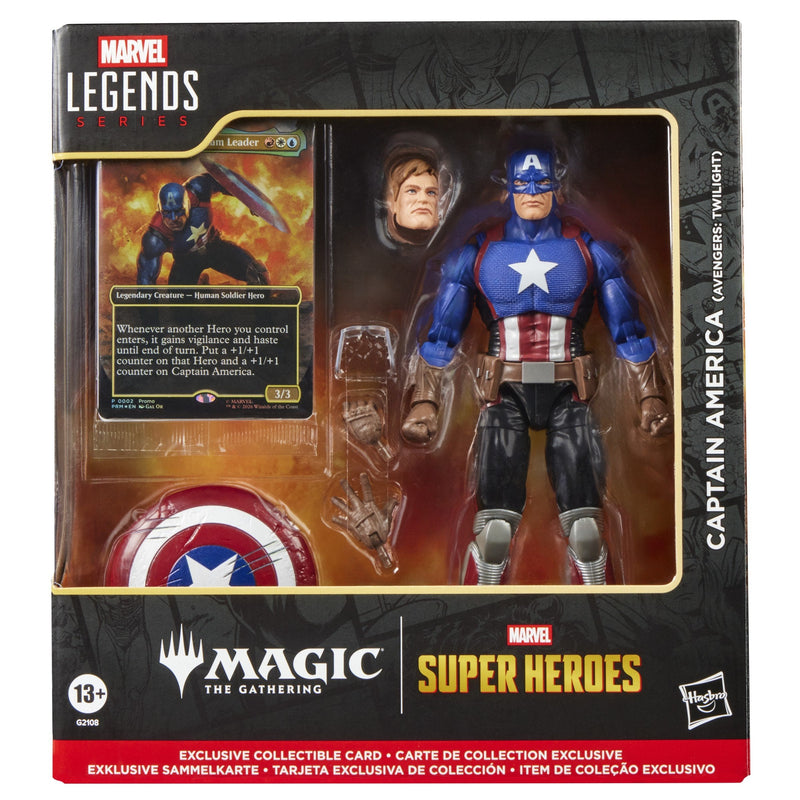 Hasbro Figura Marvel Legends Series X Magic: The Gathering Capitan America