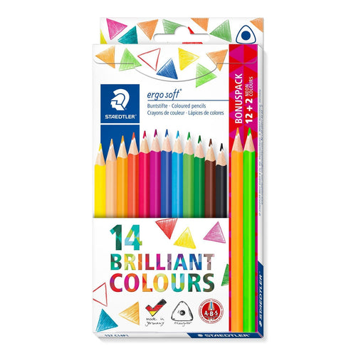 Staedtler Pencil Colour Ergosoft Neon 14ST — image 1