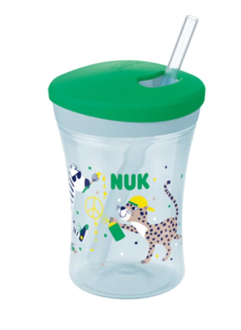 Nuk Action Cup 230ML Tazón Green Bebidas Refrescantes 1 Pieces