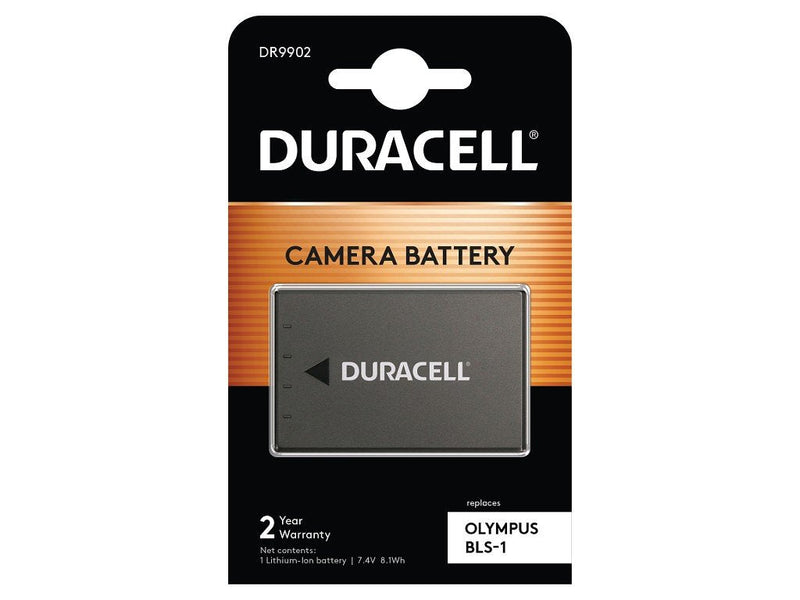 Duracell Digital Camera Battery 7.4V 1100MAH Replaces Olympus BLS-1 DR9902