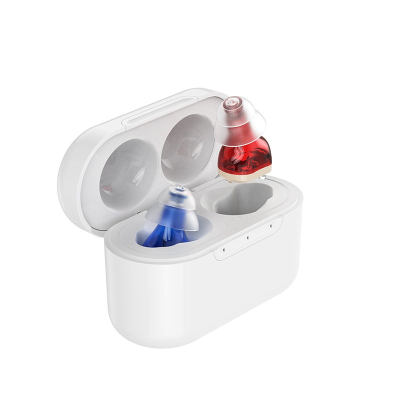 Rechargeable CIC Hearing Aid For Seniors With Sound Amplification