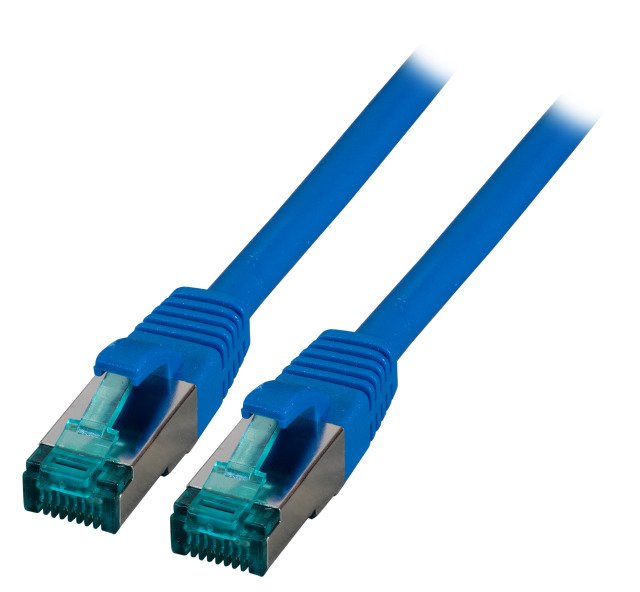 Efb RJ45 Network Cable S FTP, CAT.6A, Lszh, 15M, Blue