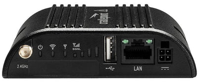 Cradlepoint Router IBR200-10M + Netcloud Essentials Wireless Ethernet Band Única (2,4GHZ) 4G Black — image 1