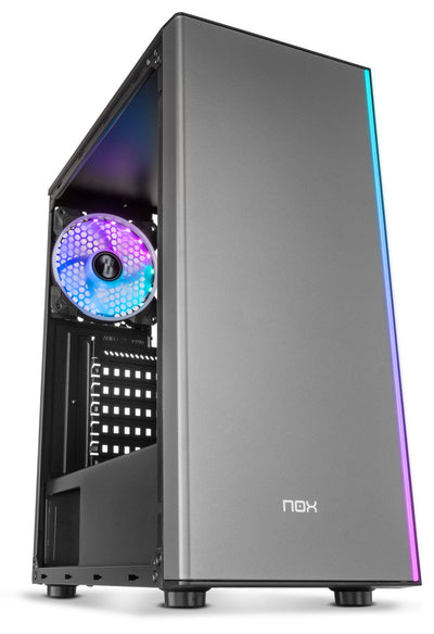 Nox PC Case ATX Hummer Infinity Omega 1XUSB3.0 2XUSB2.0 Black RGB — image 1