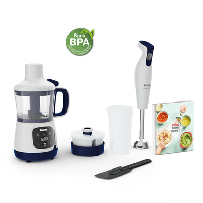 Tefal Yummy Gourmet HB55W4 0,8 L Blender Glass 600W White — image 1