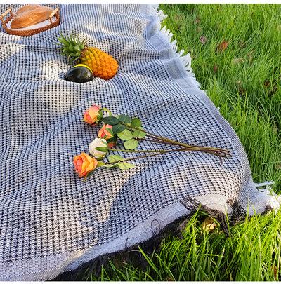 Picnic Mat Linen Tablecloth Cover Blanket