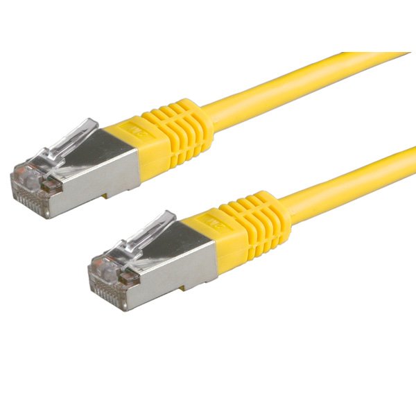Roline Network Cable KAT.5E Class D S FTP Yellow 1M