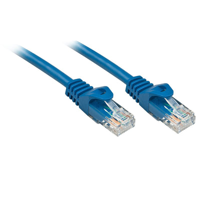 Lindy RJ-45/RJ-45 CAT.6 0.5M Network Cable Blue 0,5M U/UTP (UTP) — image 1
