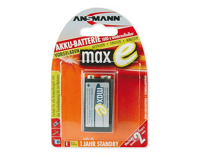 Ansmann Maxe Nimh Rech.bat. 9V Block 200MAH 5035342 — image 1