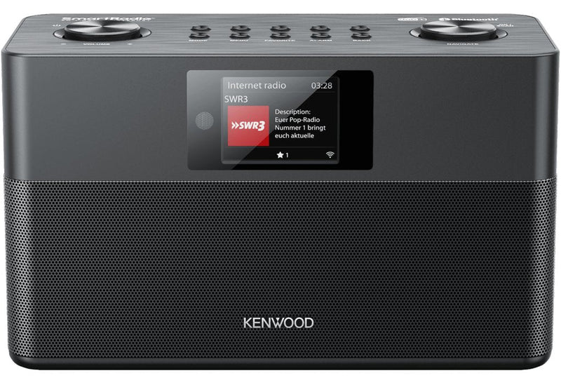 Kenwood Radio Smart CR-M100S With Dab +, Large Screen a Colour Wi-Fi Black
