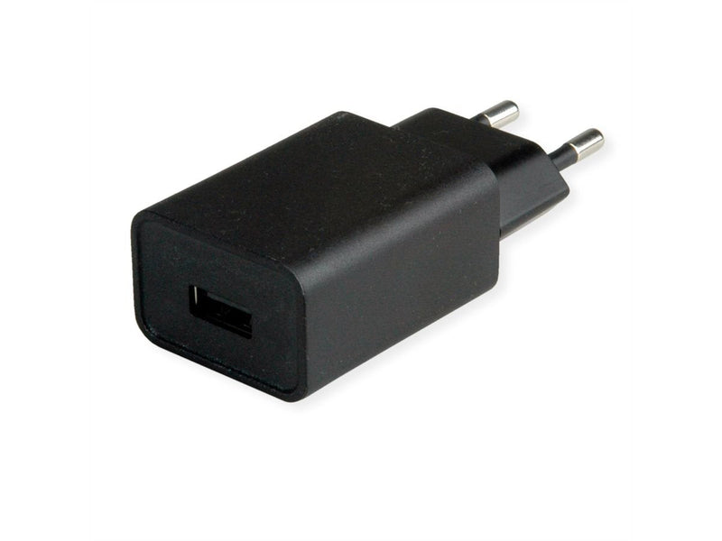 Value Charger USB With Plug Europeo, 1 Port 12W