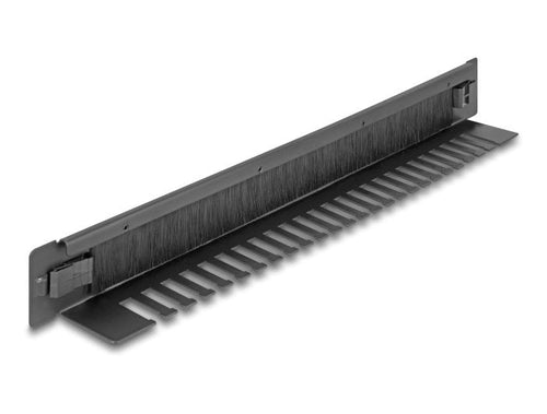 Delock 66552 Strip Brush 19 With Stand Cable Without Tools 1U Black — image 1