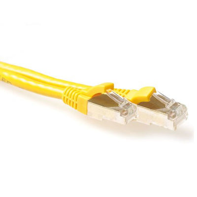 Yellow 7 Meter Lszh SFTP CAT.6A Patch Cable Snagless With RJ45 Connectors — image 1