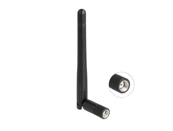 Delock Wl-antena Rp-sma 2DBI Kippgelenk Black
