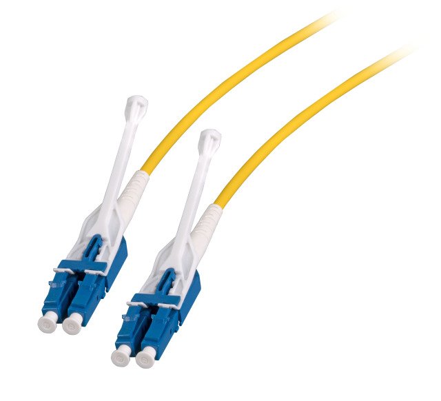 Efb Duplex Network Cable Push Pull Lc-lc OS2 G657A1 5M Lszh 3MM Yellow