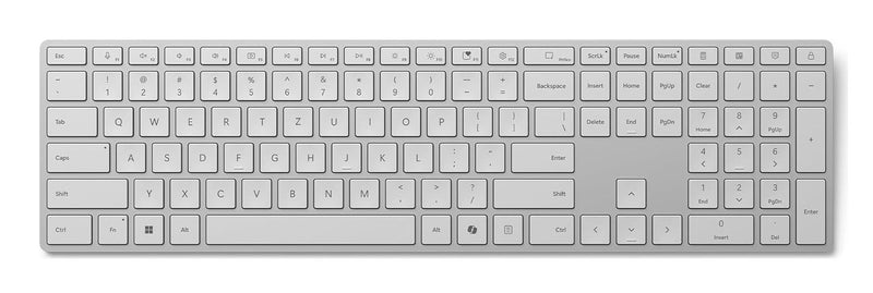 Microsoft Surface (2.ª Edition Keyboard Silver Design de, With Tecla Copilot EP2-04194