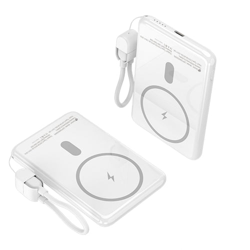 Leotec Powerbank 5000MAH LEPOWW20W5W 20W Wireless White Includes USB Cable Type-c — image 1
