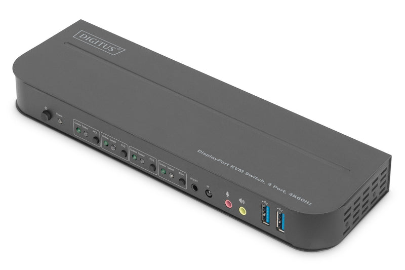 Digitus Kvm-switch 4-PORT 4K60HZ 4XDP 1XDP/HDMI