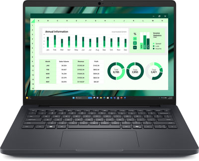 Dell Laptop Pro Max. 14 MC14250 14 Intel Core Ultra 7 265H 16GB 512GB SSD Rtx Pro 500 6GB Ir Cam W11 Pro Keybo — image 1