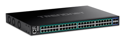 Trendnet Switch TPE-3524SF Gestionado Gigabit Ethernet (10/100/1000) Energía Sobre Ethernet (PoE) — image 1
