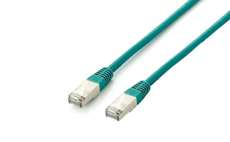 Equip Network Cable CAT.6A S/FTP 2x RJ45 15.00M Green Lszh Polybeutel