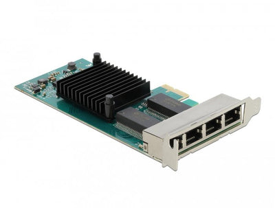 Delock Card Pci Express X1 4 X RJ45 Gigabit LAN I350 — image 1