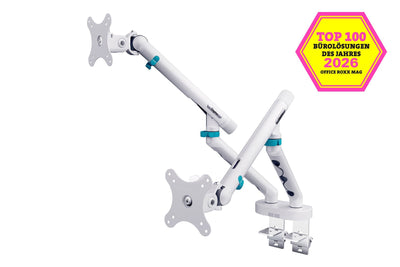 Digitus Tis Dual '35' Tft, Mech. Feder MAX.10KG White — image 1